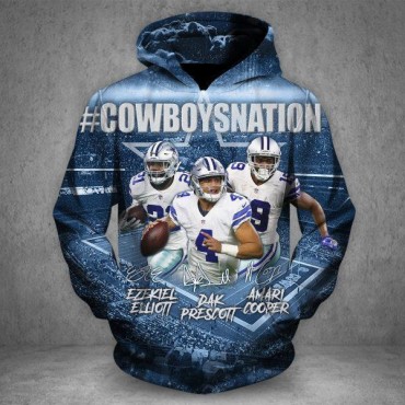 Dallas Cowboys 3D Hoodie Cool