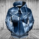 Dallas Cowboys 3D Hoodie Death Skull