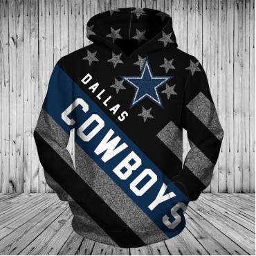 Dallas Cowboys 3D Hoodie Flag