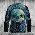 Dallas Cowboys 3D Hoodie Flowers