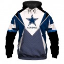 Dallas Cowboys 3D Hoodie GR Jacket