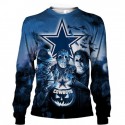 Dallas Cowboys 3D Hoodie Halloween Sweatshirt