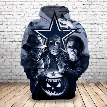 Dallas Cowboys 3D Hoodie Horror