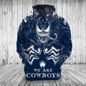 Dallas Cowboys 3D Hoodie Horror Movie Venom