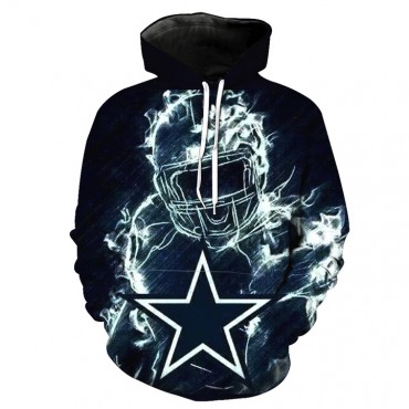 Dallas Cowboys 3D Hoodie Ice Hot