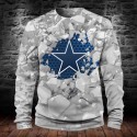 Dallas Cowboys 3D Hoodie Ice