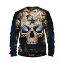 Dallas Cowboys 3D Hoodie Skull Star Hot