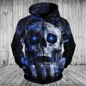 Dallas Cowboys 3D Hoodie Skull