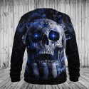 Dallas Cowboys 3D Hoodie Skull