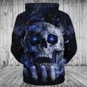 Dallas Cowboys 3D Hoodie Skull