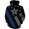 Dallas Cowboys 3D Hoodie Star Flag