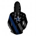 Dallas Cowboys 3D Hoodie Star Flag