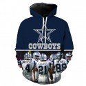 Dallas Cowboys 3D Hoodie Team Members