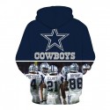Dallas Cowboys 3D Hoodie Team Members