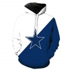 Dallas Cowboys 3D Hoodie Unique Blue White Star