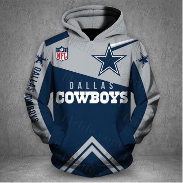 Dallas Cowboys 3D Hoodie VIP Love