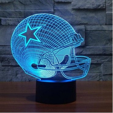 Dallas Cowboys 3D LED Light Lamp