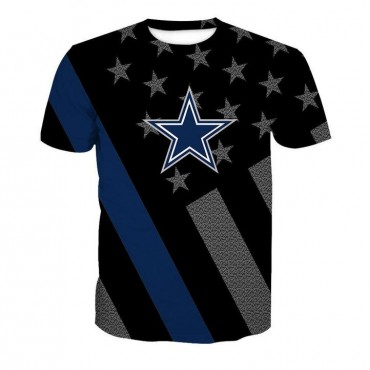 Dallas Cowboys 3D T-Shirt Flag