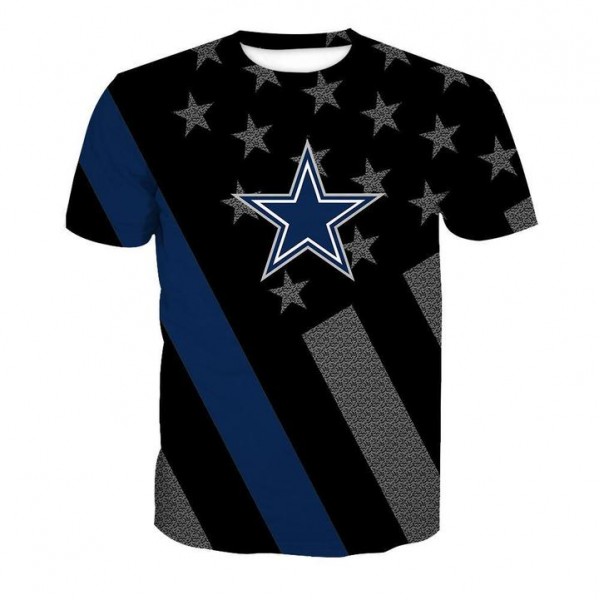 Dallas Cowboys 3D T-Shirt Flag