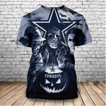 Dallas Cowboys 3D T-Shirt Halloween