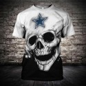 Dallas Cowboys 3D T-Shirt Hot Skull