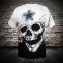 Dallas Cowboys 3D T-Shirt Hot Skull