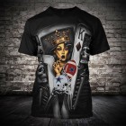 Dallas Cowboys 3D T-Shirt Poker Dallas Cowboys 3D T-Shirt Poker