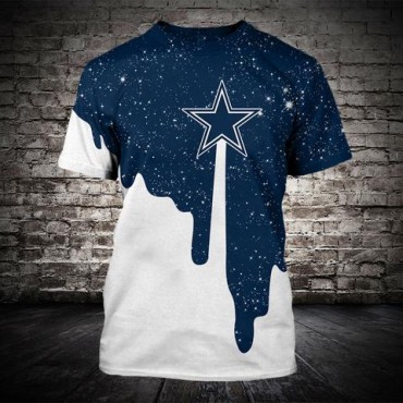 Dallas Cowboys 3D T-Shirt Starry