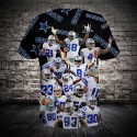 Dallas Cowboys 3D T-Shirt Team Members