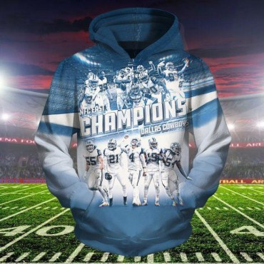 Dallas Cowboys Champion 3D Hoodie