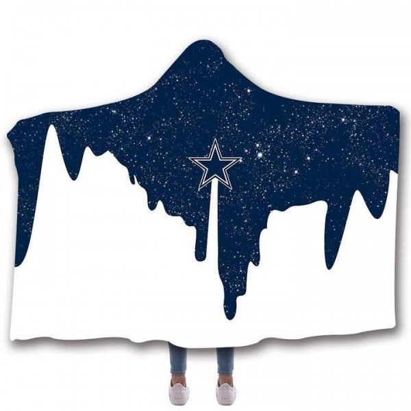 Dallas Cowboys Classic 3D Hooded Blanket