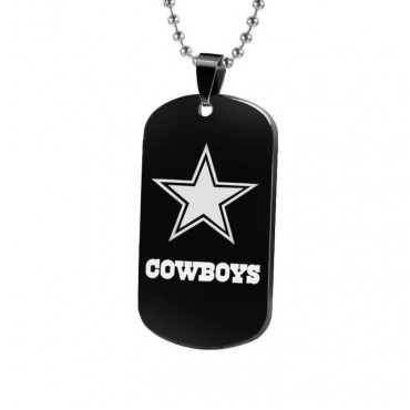 Dallas Cowboys Titanium Steel Dog Tag