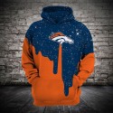 Denver Broncos 3D Hoodie Abstract Star