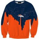 Denver Broncos 3D Hoodie Abstract Star