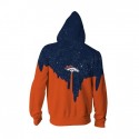 Denver Broncos 3D Hoodie Abstract Star