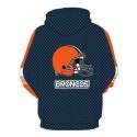 Denver Broncos 3D Hoodie Blue