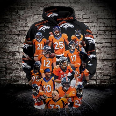 Denver Broncos 3D Hoodie Classic