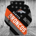 Denver Broncos 3D Hoodie Flag