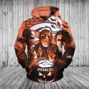 Denver Broncos 3D Hoodie Horror