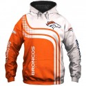 Denver Broncos 3D Hoodie Line Sweatshirt