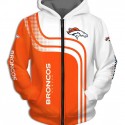 Denver Broncos 3D Hoodie Line Sweatshirt