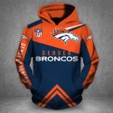 Denver Broncos 3D Hoodie Love VIP