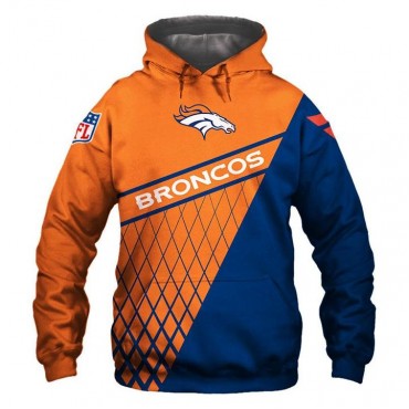 Denver Broncos 3D Hoodie Net