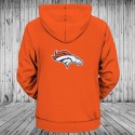 Denver Broncos 3D Hoodie Orange