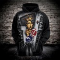 Denver Broncos 3D Hoodie Poker