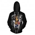 Denver Broncos 3D Hoodie Poker