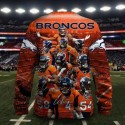 Denver Broncos 3D Hoodie Team