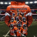 Denver Broncos 3D Hoodie Team