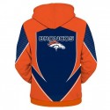 Denver Broncos 3D Hoodie Unique Orange