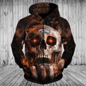 Denver Broncos 3D Hoodie Unique Skull